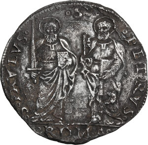 reverse: Roma.  Adriano VI (1522-1523), Adriaan Florenszoon Boeyens. Giulio