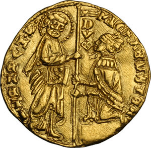 obverse: Venezia.  Michele Steno (1400-1413). Ducato