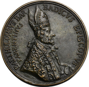 obverse: Venezia.  Bartolomeo Barbarigo (..-circa 1476), vescovo di Scutari. Medaglia di restituzione, ultimo quarto del XVII secolo