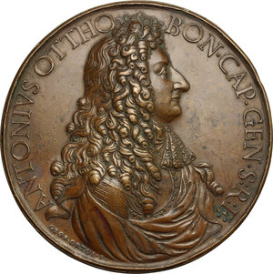 obverse: Antonio Ottoboni (1646-1720), capitano generale di Santa Romana Chiesa. Medaglia s.d. primo quarto del XVIII secolo