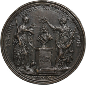 reverse: Marcello Malaspina (1689-1757) Dottore in diritto. Medaglia 1735, con bordo modanato
