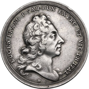 obverse: Eugenio di Savoia (1663-1736). Medaglia celebrativa