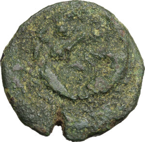 reverse: Uncertain Central Etruria. Incuse Centesimal Group. AE 30-Units, late 4th-3rd century BC
