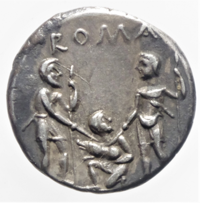 reverse: veturia denario