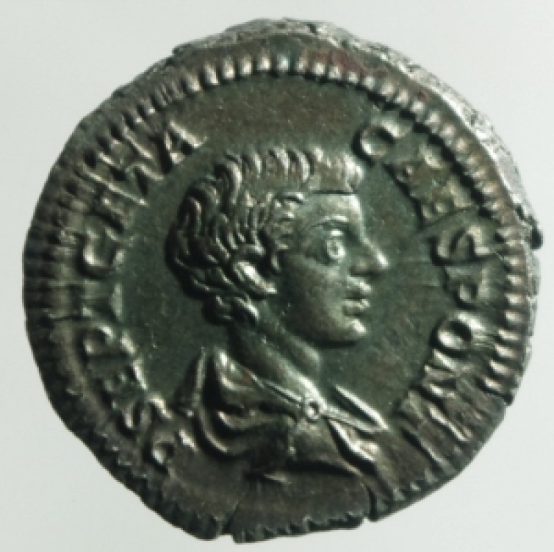 obverse: geta denario