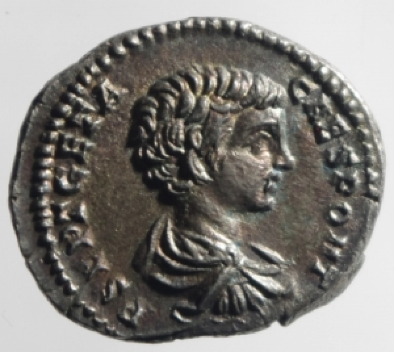 obverse: geta denario