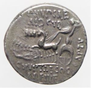 reverse: aemilia denario