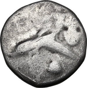 obverse: Southern Apulia, Tarentum. AR Nomos, c. 470-425 BC