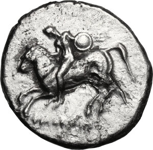 obverse: Southern Apulia, Tarentum. AR Nomos, 302-280 BC