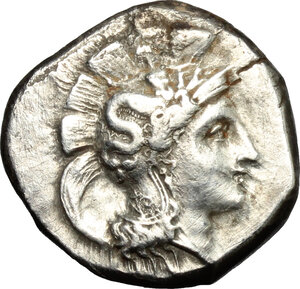 obverse: Southern Lucania, Thurium. AR Stater, c. 300-280 BC