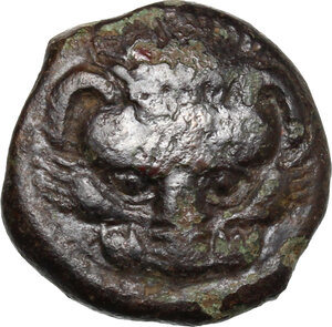 obverse: Bruttium, Rhegion. AE 17 mm, 425-410 BC
