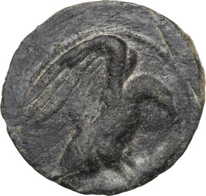 obverse: Akragas. AE Hexas, before 406 BC