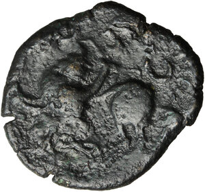 reverse: Celtic, Eastern Europe. Debased AR Tetradrachm, c. 2nd century BC