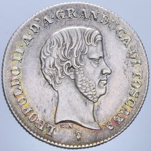 obverse: GRANDUCATO DI TOSCANA LEOPOLDO II (1824-1859) FIORINO 1843 AG. 6,70 GR. BB-SPL