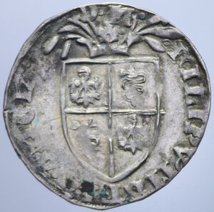 reverse: MILANO FILIPPO MARIA VISCONTI (1412-1447) GROSSO DA 2 SOLDI AG. 2,28 GR. BB+