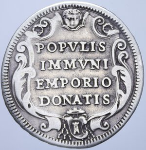 reverse: ROMA CLEMENTE XII (1730-1740) TESTONE 1730-1740 AG. 7,97 GR. BB