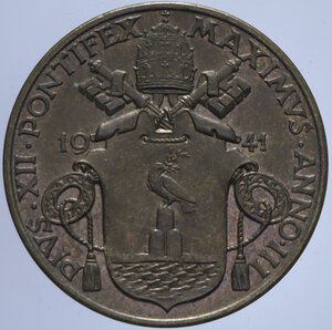 obverse: PIO XII 10 CENT. 1941 R 4,83 GR. FDC