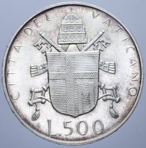 reverse: GIOVANNI PAOLO II 500 LIRE 1979 AG. 11,6 GR. FDC