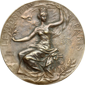 obverse: France. Medal for The Exposition Universelle of 1900