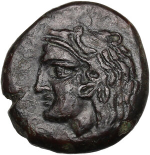 reverse: Thermai Himerenses. AE 19 mm. c. 407-340 BC