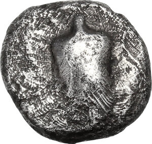 obverse: Boeotia, Orchomenos. AR Obol, c. 500-480 BC