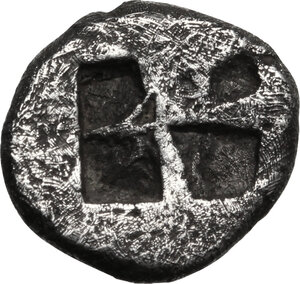 reverse: Boeotia, Orchomenos. AR Obol, c. 500-480 BC