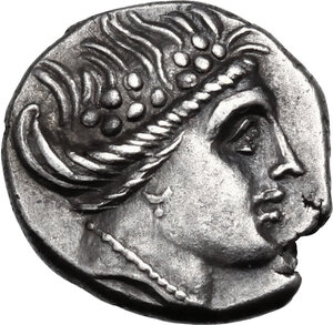 obverse: Euboia, Histiaia. AR Tetrobol, 267-168 BC