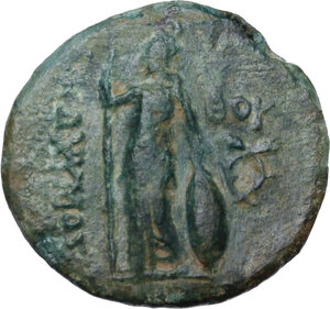 reverse: Messenia, Thuria. AE 21.5 mm. c. 60s-40s BC