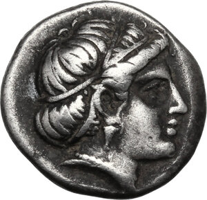 obverse: Troas, Antandros. AR Diobol, c. 420-380 BC