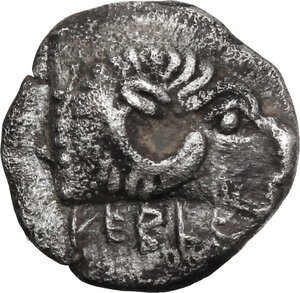 obverse: Troas, Kebren. AR Diobol, 5th century BC