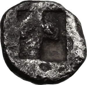reverse: Lesbos, Methymna. AR Hemiobol, c. 500-460 BC