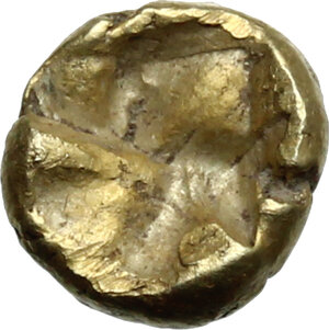 reverse: Ionia, uncertain mint. AV 1/96 stater, circa 7th cent. BC