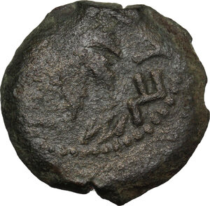 reverse: Judaea. AE Prutah, First Jewish War (66-70 AD), 68-9 AD