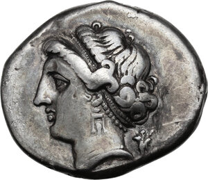 obverse: Central and Southern Campania, Neapolis. AR Didrachm, c. 275-250 BC