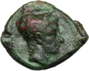 obverse: Eastern Italy, Larinum. AE Uncia, c. 210-175 BC