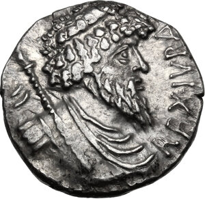 obverse: Juba I, king of Numidia.. AR 
