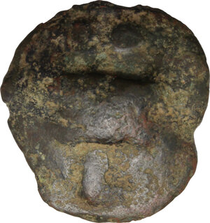 reverse: Northern Apulia, Luceria. AE Cast Biunx, c. 217-212 BC