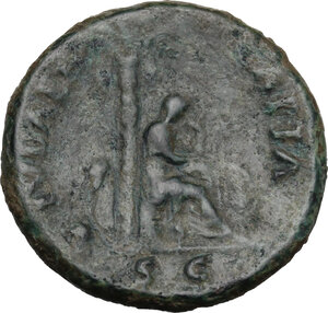 reverse: Vespasian (69-79) . AE As, Rome mint, 71 AD