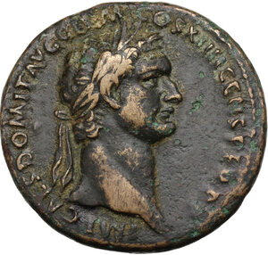 obverse: Domitian (81-96).. AE As, 88-89 AD