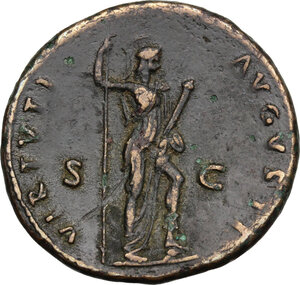 reverse: Domitian (81-96).. AE As, 88-89 AD