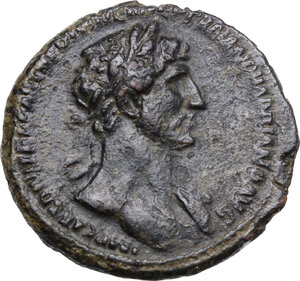 obverse: Hadrian (117-138).. AE As, 118 AD