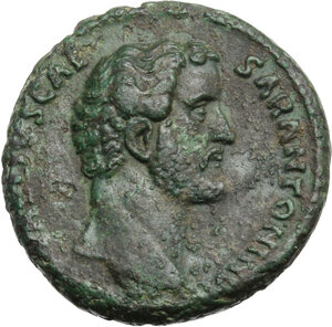 obverse: Antoninus Pius as Caesar (25 February-10 July 138 AD).. AE As, Rome mint