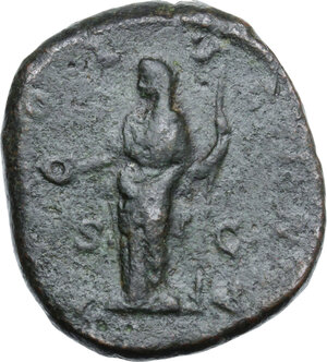 reverse: Crispina, wife of Commodus (died in 183 AD).. AE Dupondius or As. Struck under Commodus, 178-182 AD