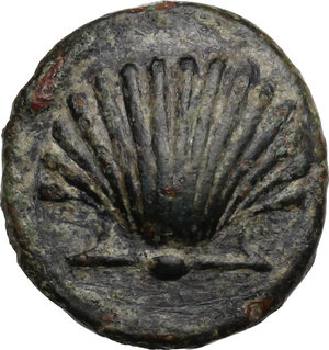 obverse: Southern Apulia, Graxa.. AE 15 mm. c. 250-225 BC