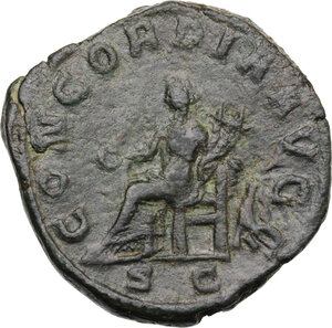 reverse: Volusian (251-253).. AE Sestertius, Rome mint