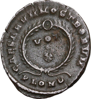 reverse: Crispus (Caesar, 317-326).. AE Follis, Londinium mint