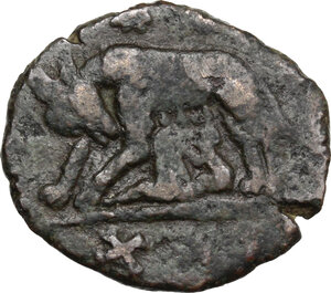 reverse: Ostrogothic Italy, Athalaric (526-534).. AE 20 Nummi. Rome mint