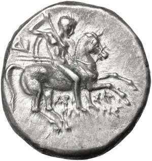 obverse: Southern Apulia, Tarentum. AR Nomos c. 272-240 BC