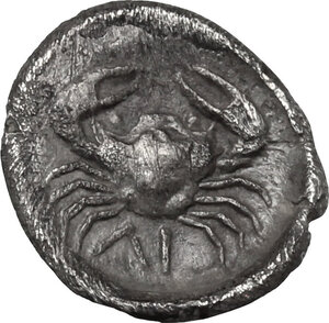 reverse: Akragas. AR Litra, c. 450-440 BC