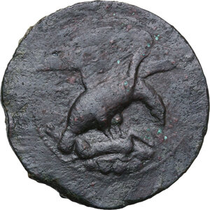 obverse: Akragas. AE Hemilitron, circa 420-406 BC